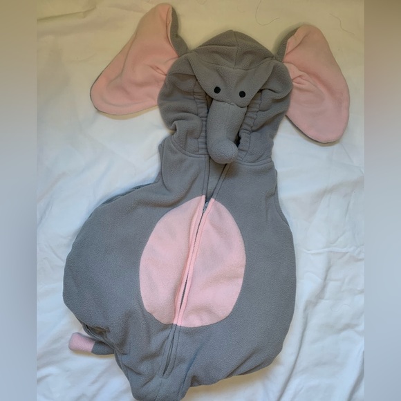 Carter's Other - Carter’s 6-9m elephant costume - pink and gray